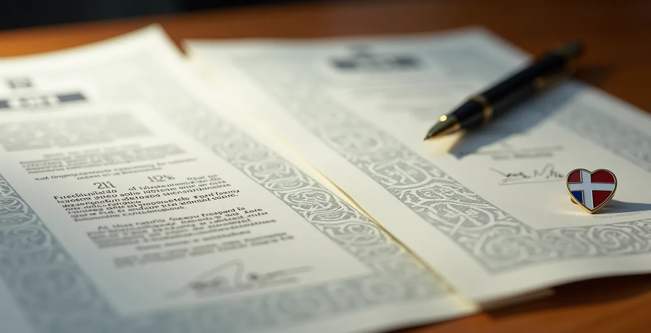 Présentation professionnelle de certificats de conformité sur bureau québécois moderne