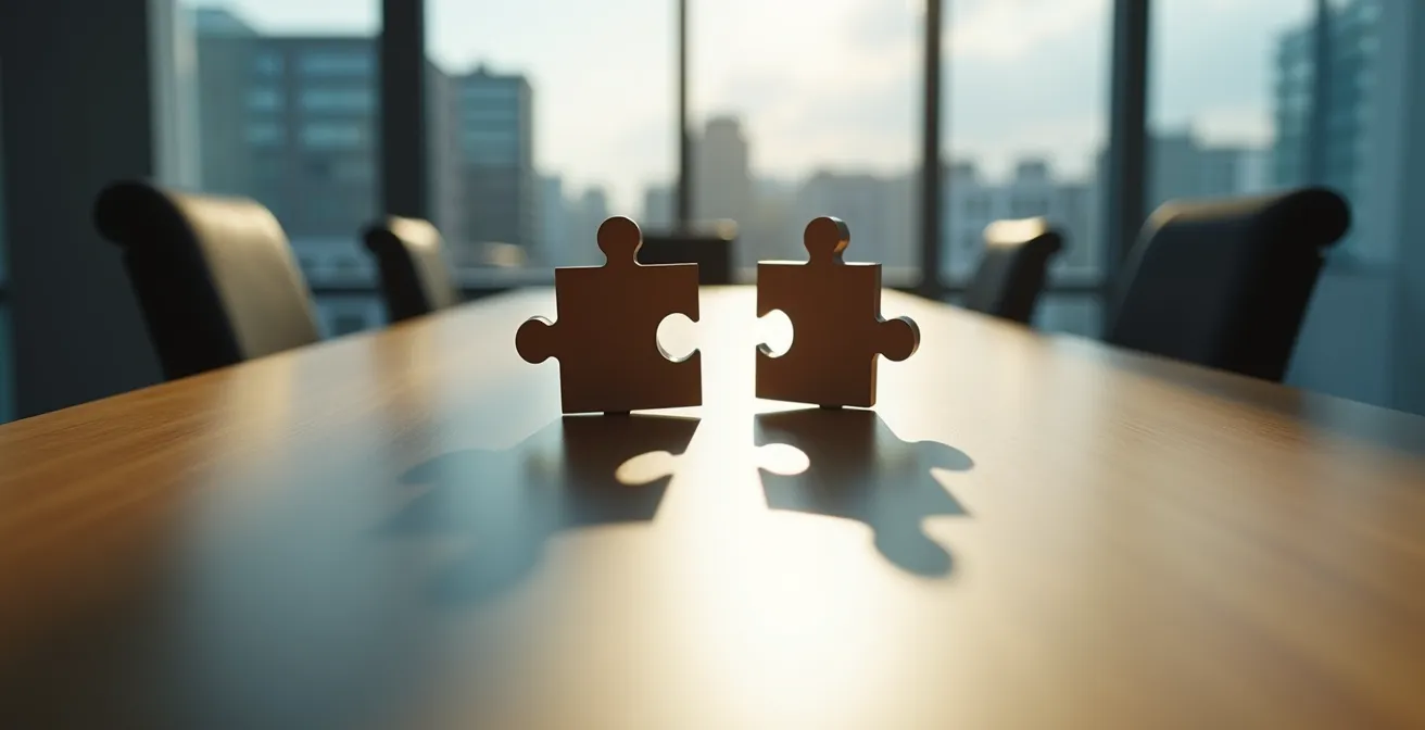 Manager et employé en discussion constructive dans un bureau lumineux au Québec