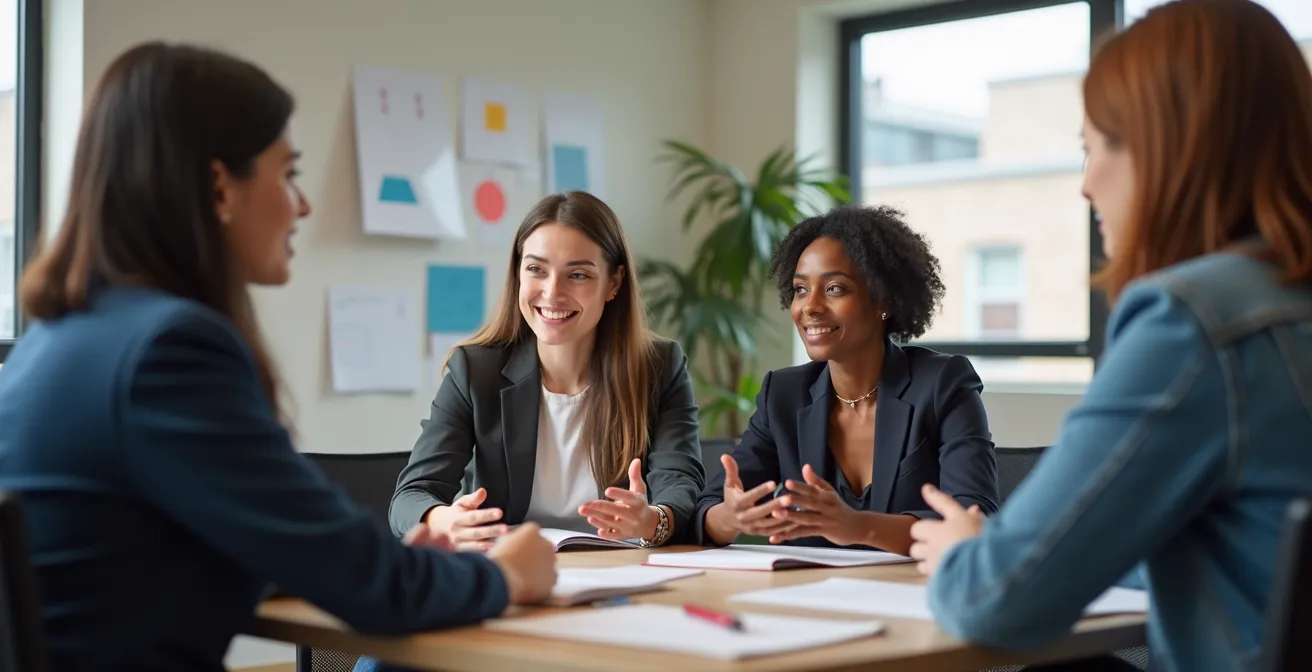 Équipe québécoise en formation sur la protection des données dans un environnement collaboratif